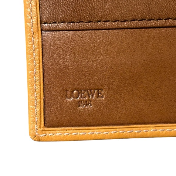 Loewe Leather Bi Fold Double Snap Wallet - Picture 8 of 9